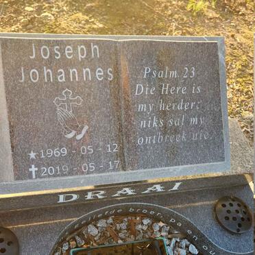 DRAAI Joseph Johannes 1969-2019