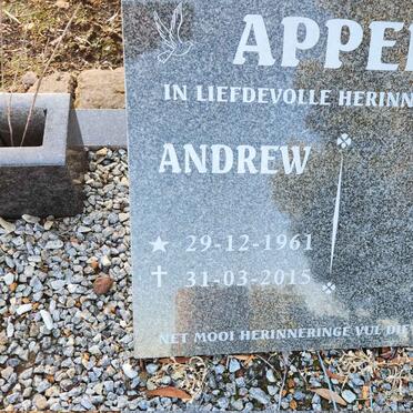 APPELS Andrew 1961-2015