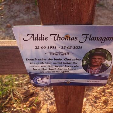 FLANAGAN Addie Thomas 1951-2023