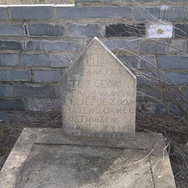 OOSTHUIZEN Barend Daniel 1900-1914