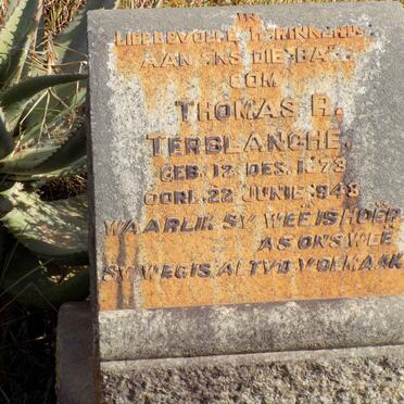 TERBLANCHE Thomas R. 1873-1948