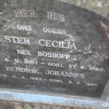 ZAAYMAN Hendrik Johannes 1885-1965 & Hester Cecilia J. 1887-1945