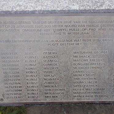 4. Memorial Plaque in Afrikaans