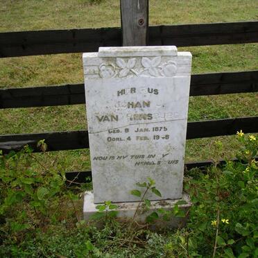 RENSBURG Johan J., van 1875-19?8