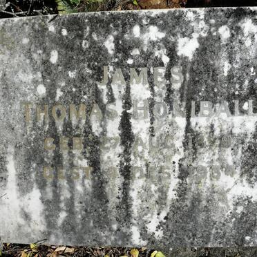 HONIBALL James Thomas 1879-1934