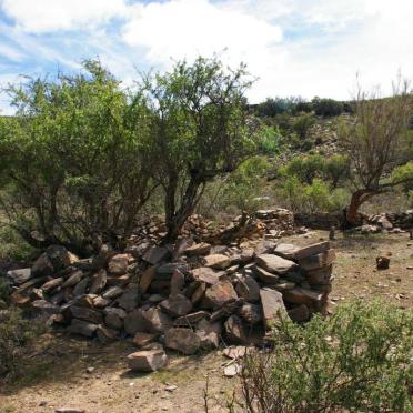 Western Cape, MURRAYSBURG district, Klipplaat 109, Bakensklip, farm cemetery