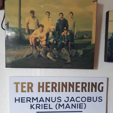 KRIEL Hermanus Jacobus 1947-2022