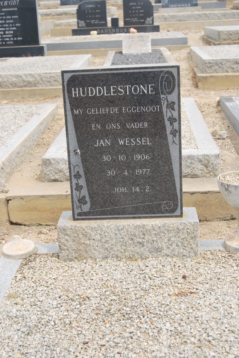 HUDDLESTONE Jan Wessel 1906-1977