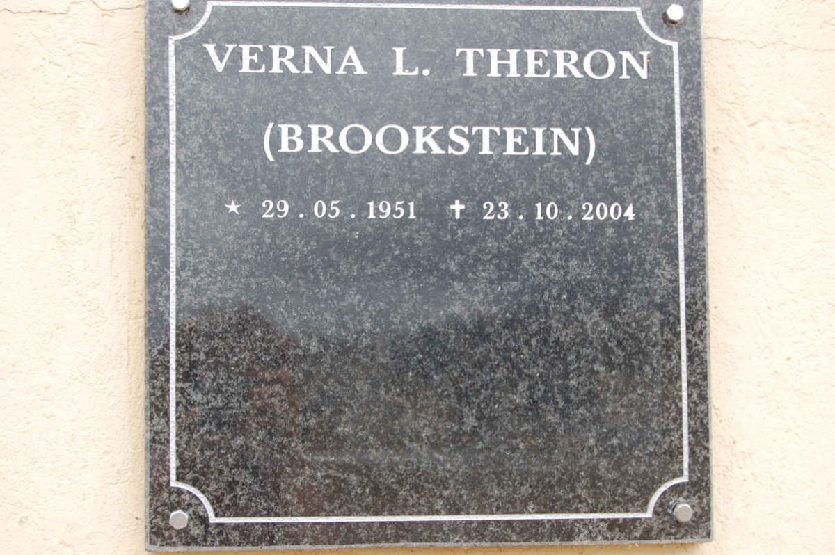 THERON Verna L. nee BROOKSTEIN 1951-2004