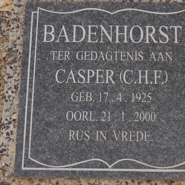 BADENHORST C.H.F. 1925-2000