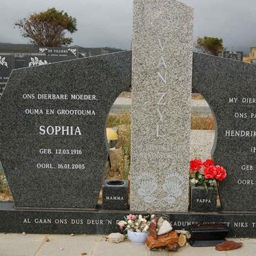 ZYL Hendrik Christoffel, van 1912-1985 &amp; Sophia 1916-2005