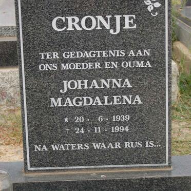 CRONJE Johanna Magdalena 1939-1994