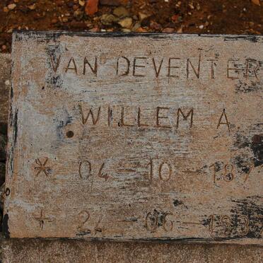 DEVENTER Willem A., van 1871-1937