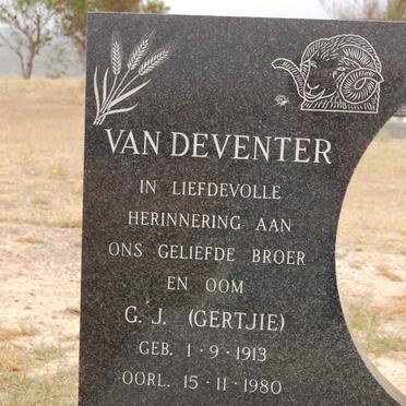 DEVENTER G.J., van 1913-1980