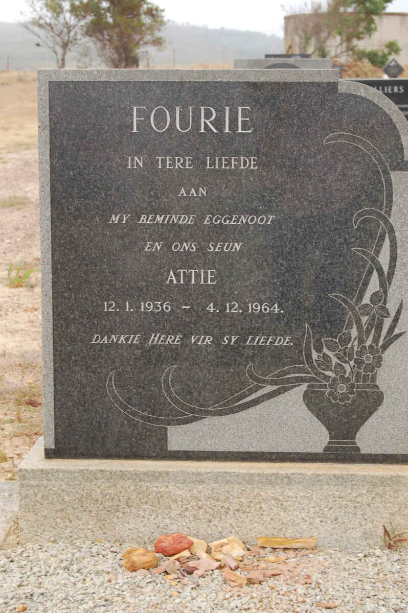 FOURIE Attie 1936-1964
