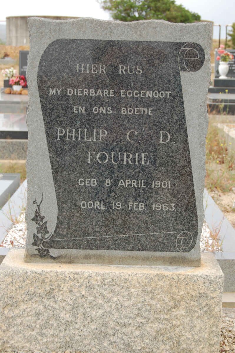 FOURIE Philip C.D. 1901-1963