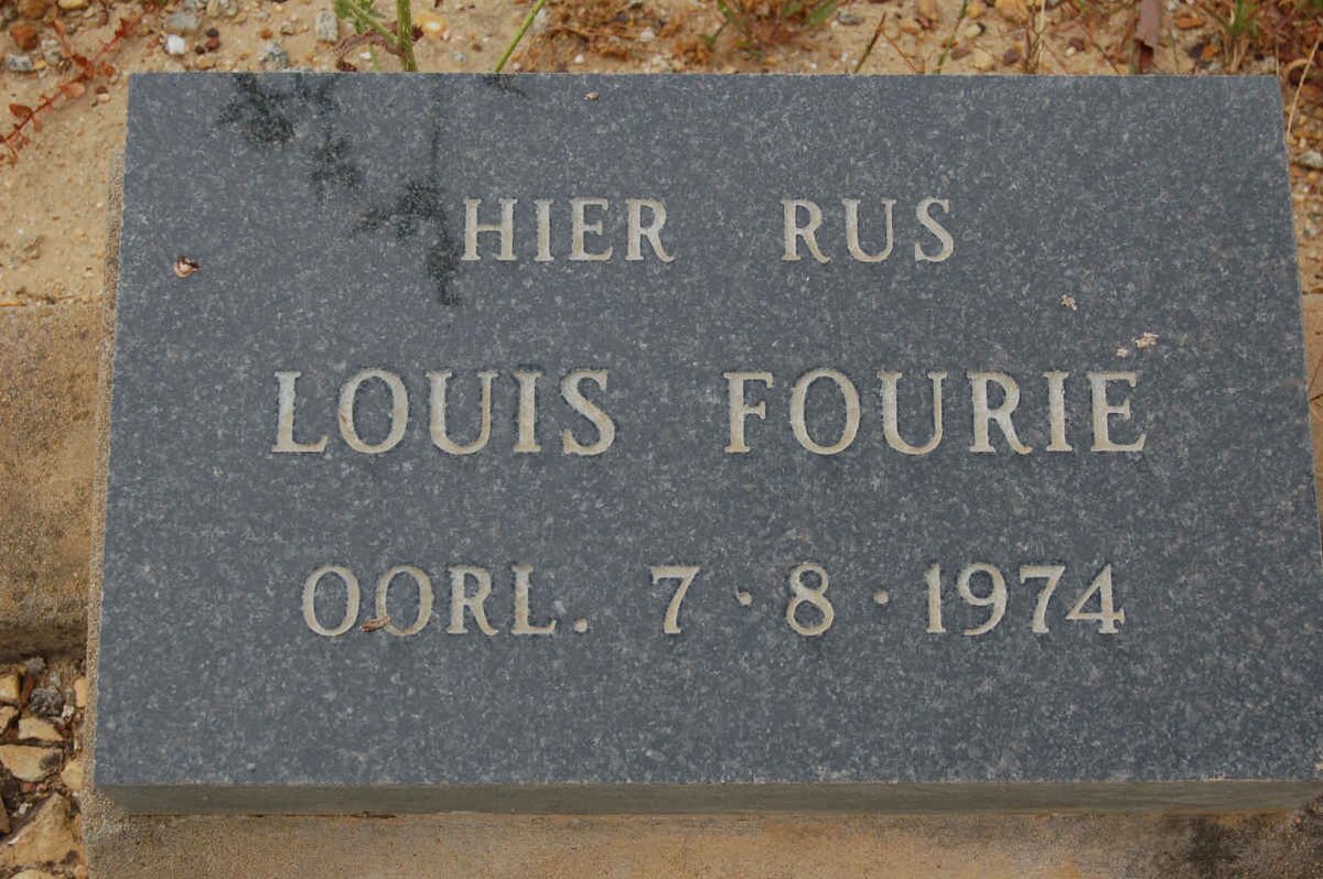 FOURIE Louis -1974