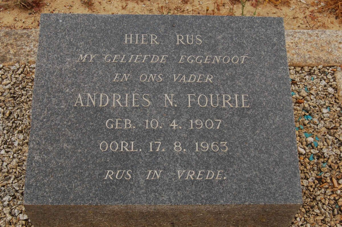 FOURIE Andries N. 1907-1963