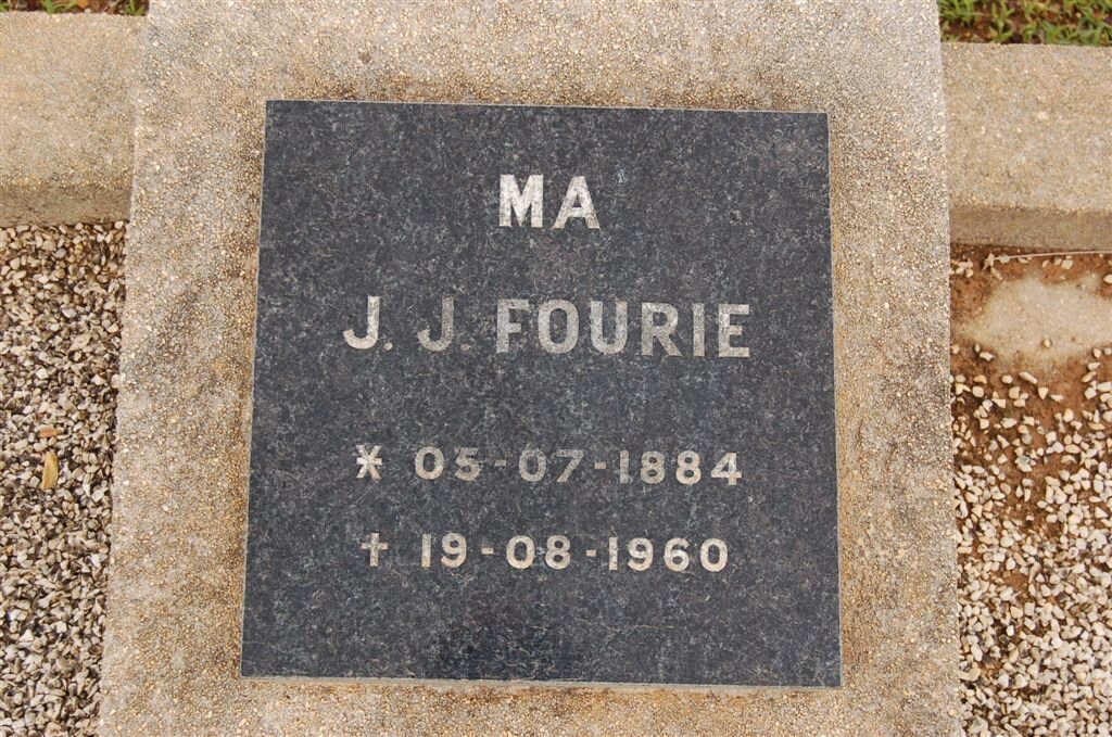 FOURIE J.J. 1884-1960