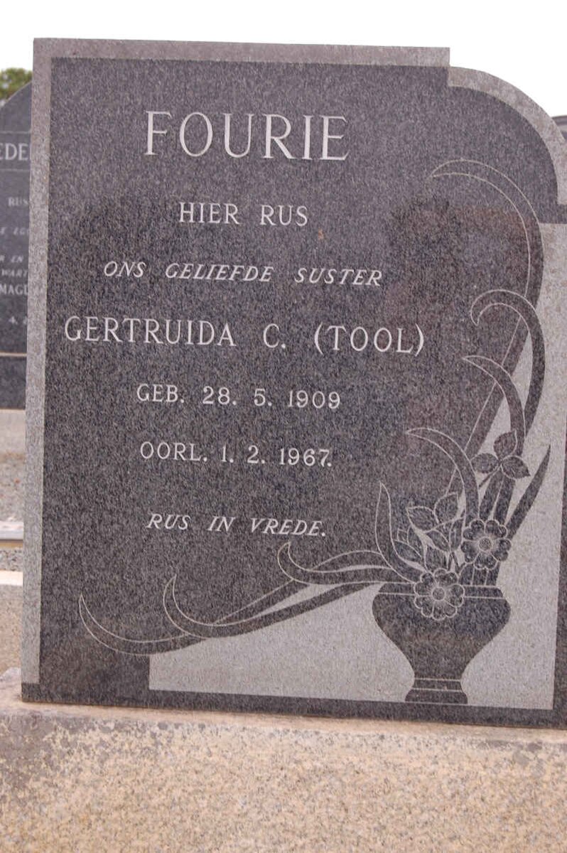 FOURIE Gertruida C. 1909-1967