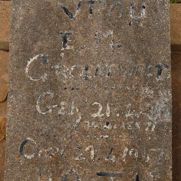 GROENEWALD E.M. 18??-1917