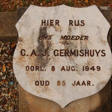 GERMISHUYS G.A.J. -1949