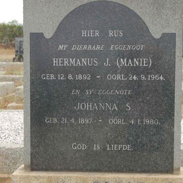 GRAAN Hermanus J., van 1892-1964 &amp; Johanna S. 1897-1980