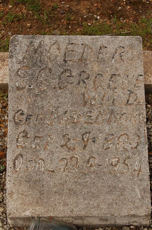 GROENEWALD S.C. 1883-1954