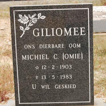 GILIOMEE Michiel C. 1903-1983