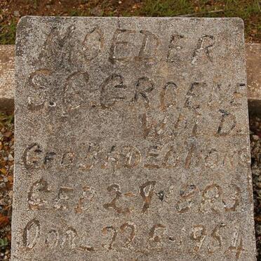 GROENEWALD S.C. 1883-1954