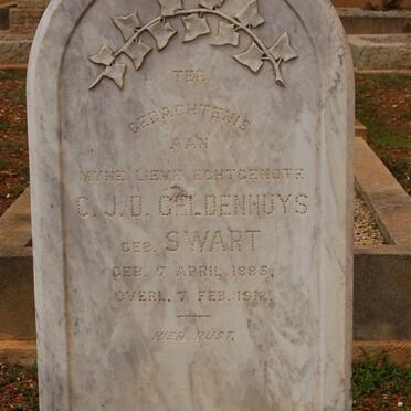 GELDENHUYS C.J.D. nee SWART 1885-1912