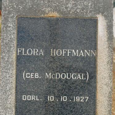 HOFFMANN Flora nee McDOUGAL -1927