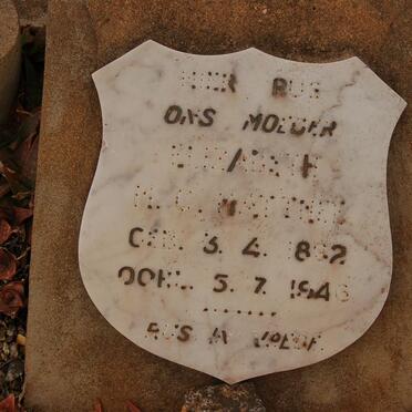 MATTHEE Elizabeth M.C. 1882-1946