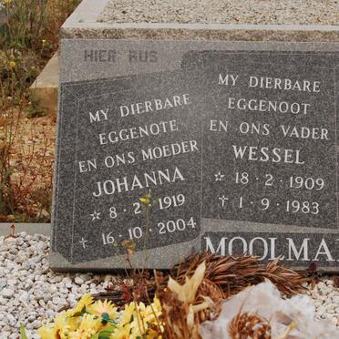 MOOLMAN Wessel 1909-1983 &amp; Johanna 1919-2004