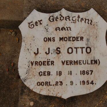 OTTO J.J.S. formerly VERMEULEN 1867-1954