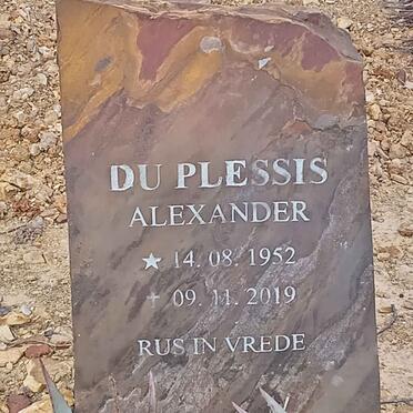 PLESSIS Alexander, du 1952-2019