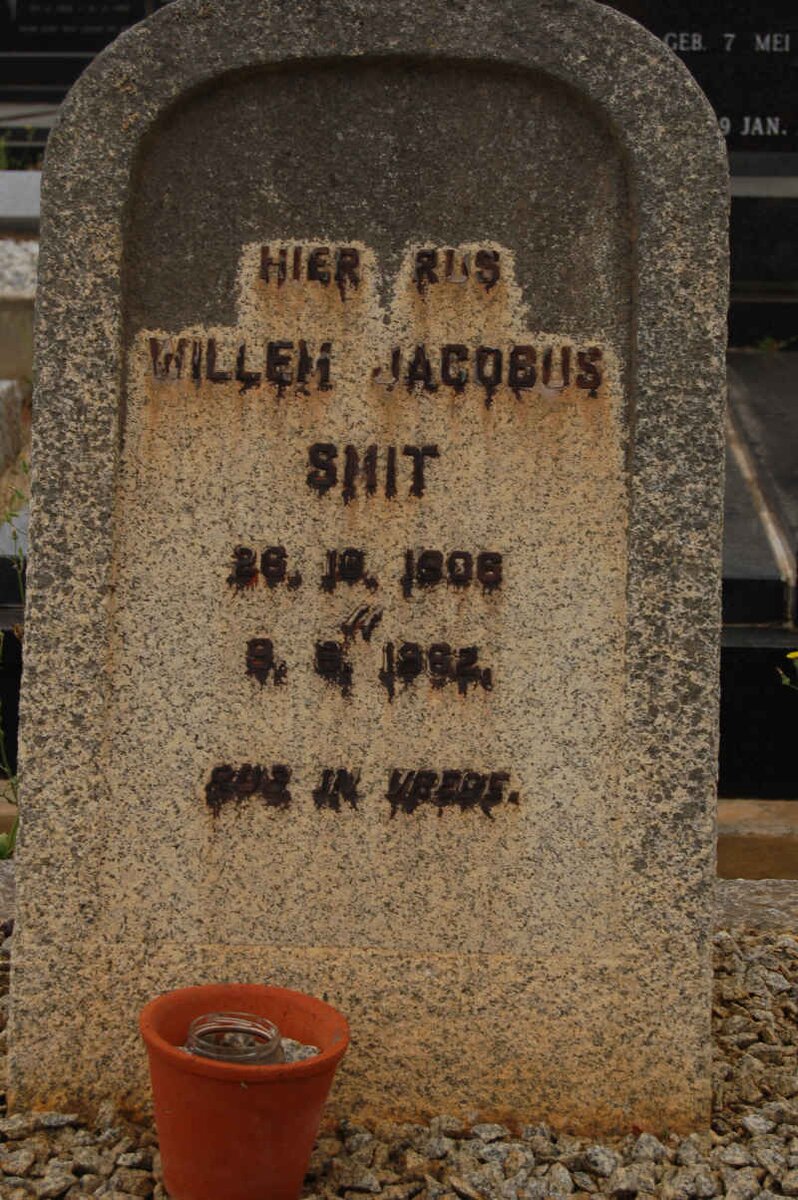 SMIT Willem Jacobus 1906-1962