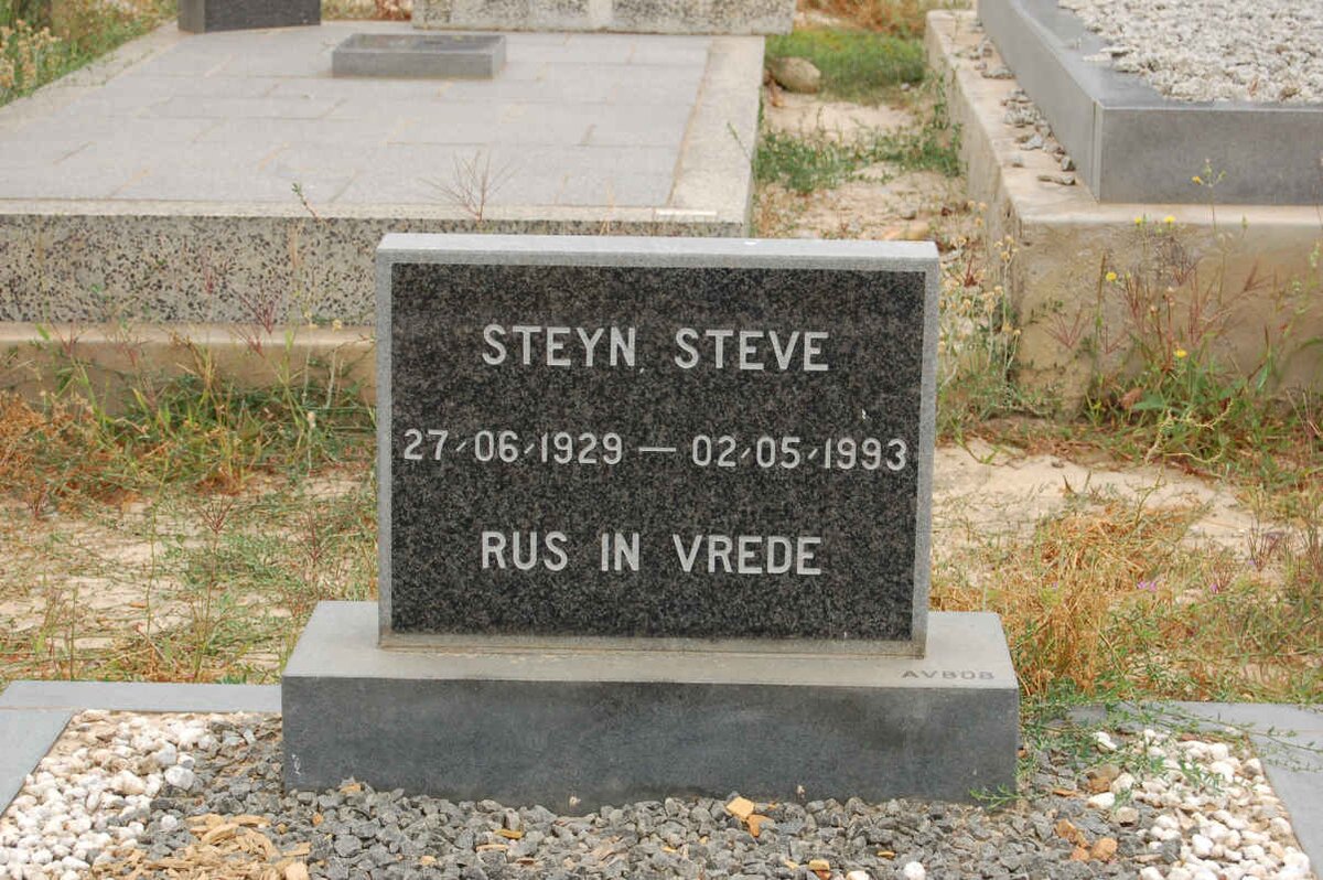 STEYN Steve 1929-1993