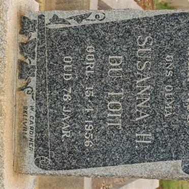 TOIT Susanna H., du -1956