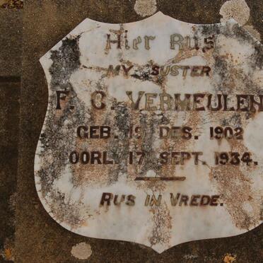 VERMEULEN F.C. 1902-1934