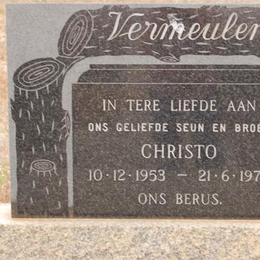 VERMEULEN Christo 1953-1973