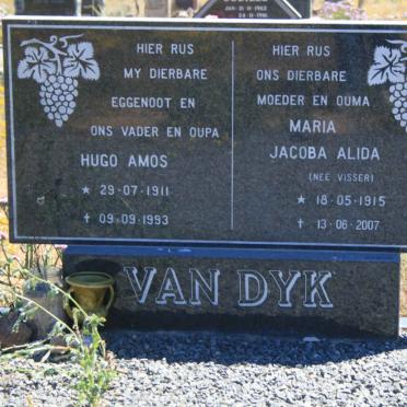 DYK Hugo Amos, Van 1911-1993 &amp; Maria Alida VISSER 1915-2007