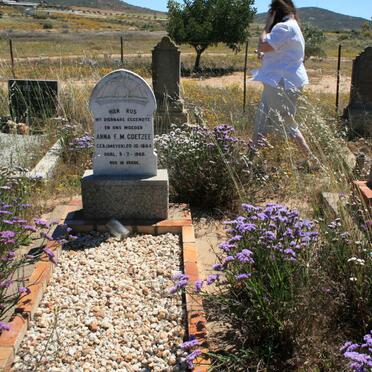 COETZEE Johannes N. 1874-1968 &amp; Anna F.M. DREYER 1884-1960