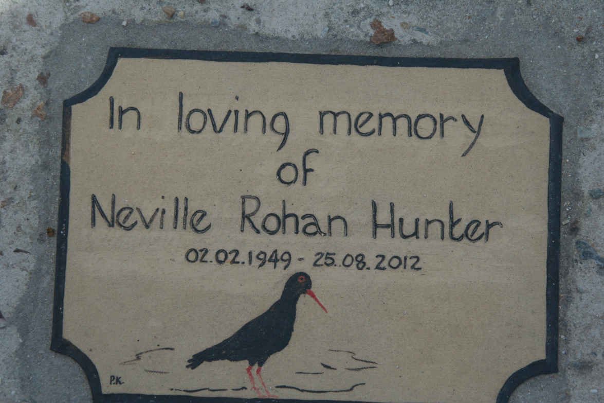 HUNTER Neville Rohan 1949-2012