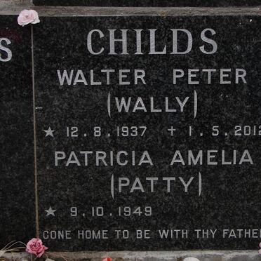 CHILDS Walter Peter 1937-2012 &amp; Patricia Amelia 1949-