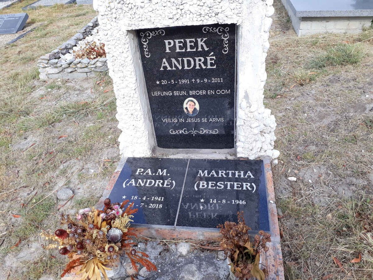 ANDRE P.A.M. 1941-2018 &amp; Martha BESTER 1946- :: ANDRE Peek 1991-2011