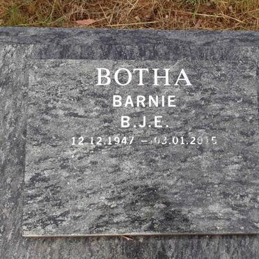 BOTHA B.J.E. 1947-2015