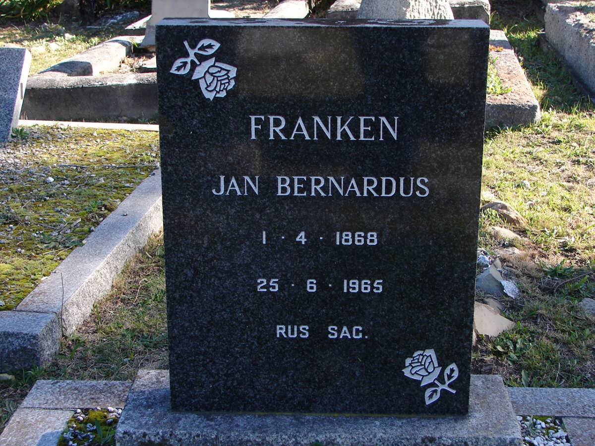 FRANKEN Jan Bernardus 1868-1965