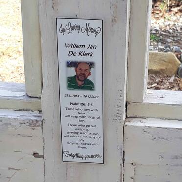 KLERK Willem Jan, de 1963-2017