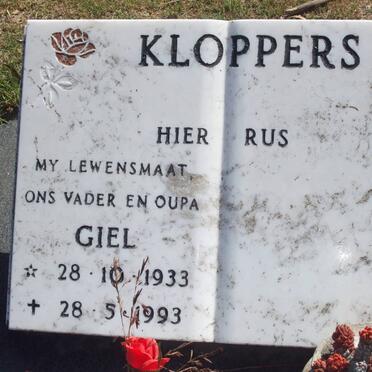 KLOPPERS Giel 1933-1993